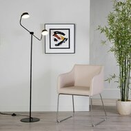 Vloerlamp 70 x 70 x 154 cm Zwart Staal 5