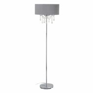 Vloerlamp 44 x 44 x 161 cm Metaal Zilver 1