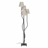 Vloerlamp Bruin Zwart Cr&egrave;me Ijzer 60 W 220-240 V 38 x 34 x 138 cm 1