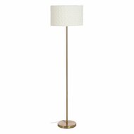 Vloerlamp Wit Gouden Metaal Weefsel 60 W 220-240 V 40 x 40 x 146 cm 1