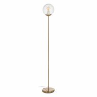 Vloerlamp Gouden Metaal Kristal 60 W 220-240 V 20 x 20 x 140 cm 1