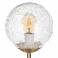 Vloerlamp Gouden Metaal Kristal 60 W 220-240 V 20 x 20 x 140 cm 2