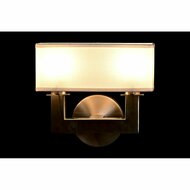 Muurlamp DKD Home Decor 25 x 14 x 24 cm Zilverkleurig Metaal Wit 220 V 40 W Modern 2