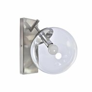 Muurlamp DKD Home Decor 20 x 25 x 27 cm Kristal Zilverkleurig Metaal 220 V 25 W Modern 3