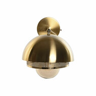 Muurlamp DKD Home Decor Gouden Metaal Ijzer 50 W Modern 220 V 20 x 24 x 16 cm 2