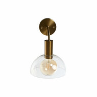 Muurlamp DKD Home Decor Gouden Metaal Kristal 50 W Modern 220 V 20 x 25 x 28 cm 4