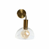 Muurlamp DKD Home Decor Gouden Metaal Kristal 50 W Modern 220 V 20 x 25 x 28 cm 5