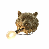 Muurlamp Home ESPRIT Gouden Hars 50 W Koloniaal Tijger 220 V 27,5 x 20,5 x 27 cm 2