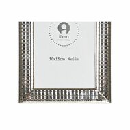 Fotolijsten DKD Home Decor Zilverkleurig Metaal Shabby Chic 12 x 2 x 17 cm 2