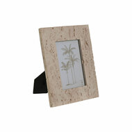 Fotolijsten Home ESPRIT Beige Hars Kristal Marmer Stads 18 x 2 x 22 cm 1