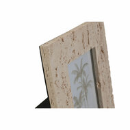 Fotolijsten Home ESPRIT Beige Hars Kristal Marmer Stads 18 x 2 x 22 cm 2