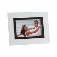 Fotolijsten Wit Zwart Kristal polyestyreen 10 x 15 cm 22 X 1,5 X 17 CM 1