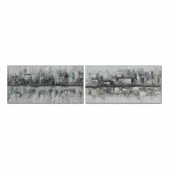 Schilderij DKD Home Decor 120 x 2,8 x 60 cm Abstract Loft (2 Stuks) 1