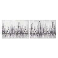 Schilderij Home ESPRIT New York Loft 100 x 3 x 70 cm (2 Stuks) 1