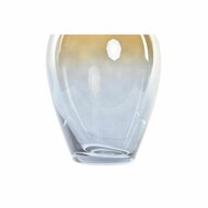 Vaas DKD Home Decor Tweekleurig Kristal 10 x 10 x 15 cm 2