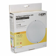 Wandlamp EDM 32446 Wit Plastic F 18 W 120 W 1820 Lm Bewegingssensor Lichtsensor Cirkelvormig (4000 K) 3