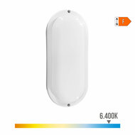 Wandlamp EDM 32449 Wit Plastic F 18 W 120 W 1820 Lm Bewegingssensor Lichtsensor Ovalen (6400 K) 2