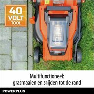 Grasmaaier met batterij Powerplus Powdpglws2 40 V &Oslash; 42 cm 2