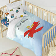 Dekbedovertrek set HappyFriday Le Petit Prince Son Avion Multicolour Wieg voor baby&amp;apos;s 2 Onderdelen 2