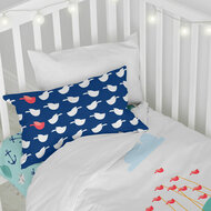 Dekbedovertrek set HappyFriday Moshi Moshi Whale Multicolour Wieg voor baby&amp;apos;s 2 Onderdelen 3