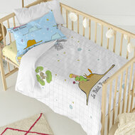 Dekbedovertrek set HappyFriday Le Petit Prince Imagination Multicolour Wieg voor baby&amp;apos;s 2 Onderdelen 2