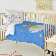 Dekbedovertrek set HappyFriday Le Petit Prince Accolade Multicolour Wieg voor baby&amp;apos;s 2 Onderdelen 4