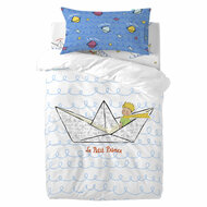 Dekbedovertrek set HappyFriday Le Petit Prince Navire Multicolour Wieg voor baby&amp;apos;s 2 Onderdelen 1