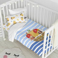 Dekbedovertrek set HappyFriday Happynois Pirate Ship Multicolour Wieg voor baby&amp;apos;s 2 Onderdelen 2