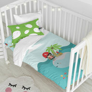 Dekbedovertrek set HappyFriday Happynois Pirata Multicolour Wieg voor baby&amp;apos;s 2 Onderdelen 2