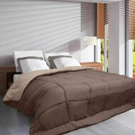 Dekbed Poyet  Motte Hudson Taupe Linnen 200 g/m&sup2; 220 x 240 cm 2