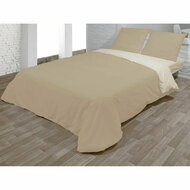 Dekbedovertrek set Hosteline VEGAS Beige Bed van 90 2 Onderdelen 1