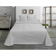 Sprei Hosteline ESPIGA Parelgrijs Bed van 105 (1 Onderdelen) 1