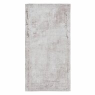 Tapijt 80 x 150 cm Polyester Katoen Taupe 1