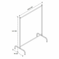 Kapstok Alexandra House Living Zwart Metaal 104 x 135 x 49 cm 4