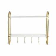 Wandkapstok DKD Home Decor Metaal MDF Glam (50 x 15 x 43 cm) 3