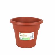 Bloempot Dem Greentime Rond Bruin &Oslash; 16 x 13 cm (12 Stuks) 2