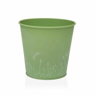 Bloempot Versa Zink Groen Metaal (14 cm) 1