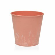 Bloempot Versa Zink Oranje Metaal (14 cm) 1