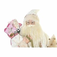 Decoratieve figuren DKD Home Decor Kerstman Kerstmis Grijs Roze PVC Hout 32 x 20 x 60 cm 2