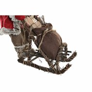 Decoratieve figuren DKD Home Decor Rood Grijs Hout Kerstman 42 x 22 x 48 cm 3