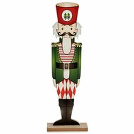 Decoratieve figuren Notenkraker Wit Zwart Rood Groen Hout 10 x 60 x 19 cm (6 Stuks) 2