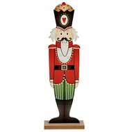 Decoratieve figuren Notenkraker Wit Zwart Rood Groen Hout 10 x 60 x 19 cm (6 Stuks) 2