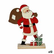 Decoratieve figuren Wit Rood Groen Hout 5,5 x 23,5 x 19 cm (12 Stuks) 1