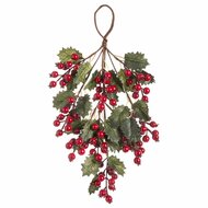 Deurhanger Kerstmis Rood Groen Plastic Kabel Foam 42 cm 1