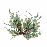 Deurhanger Kerstmis Groen Natuurlijk Metaal Plastic 51 cm 1