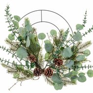 Deurhanger Kerstmis Groen Natuurlijk Metaal Plastic 51 cm 2