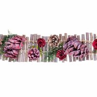 Deurhanger Kerstmis Rood Multicolour Rotan Plastic Foam Ananas 50 x 10 x 6 cm 3