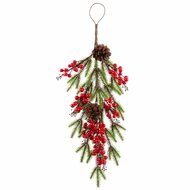 Deurhanger Kerstmis Rood Multicolour Plastic Foam 60 cm 1