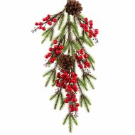 Deurhanger Kerstmis Rood Multicolour Plastic Foam 60 cm 2