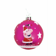 Kerstbal Peppa Pig Cosy corner Fuchsia 6 Stuks Plastic (&Oslash; 8 cm) 1